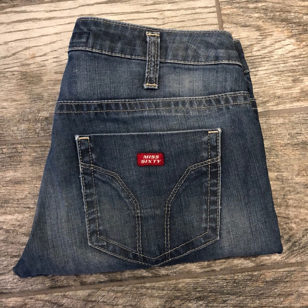 Miss Sixty Mary J Skinny Jean Capris, Size 26